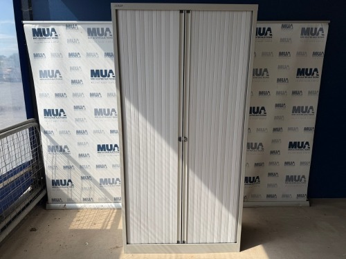 BISLEY SLIDING DOOR STORAGE CUPBOARD