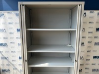 BISLEY SLIDING DOOR STORAGE CUPBOARD - 3