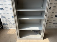 BISLEY SLIDING DOOR STORAGE CUPBOARD - 4