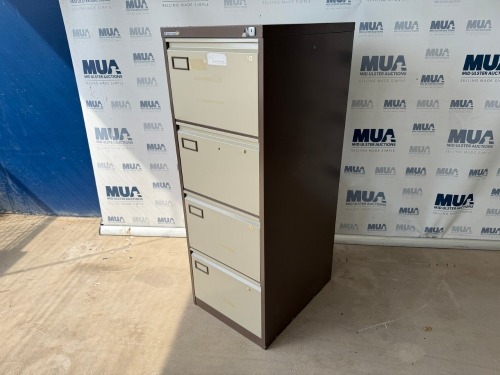 VICKERS TRIMLINE 4 DRAWER FILING CABINET