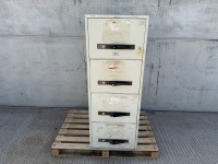 KARDEX 4 DRAWER FIRE PROOF FILING CABINET