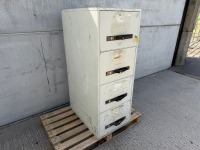 KARDEX 4 DRAWER FIRE PROOF FILING CABINET - 3