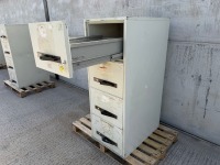KARDEX 4 DRAWER FIRE PROOF FILING CABINET - 5