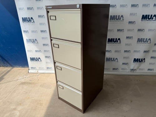 VICKERS TRIMLINE 4 DRAWER FILING CABINET