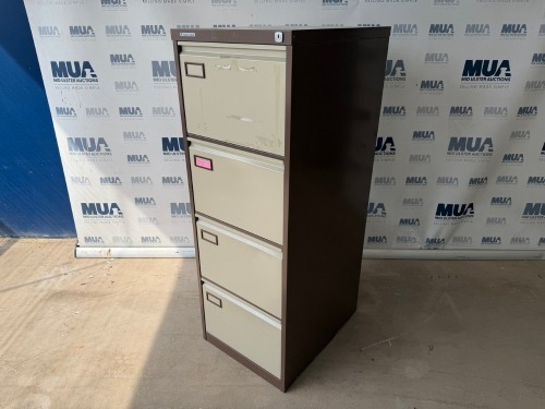 VICKERS TRIMLINE 4 DRAWER FILING CABINET
