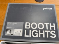BOX OF 4No. UNUSED PAKFLATT BOOTH LIGHTS - 4
