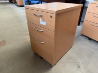 3 DRAWER DESK HIGH PEDESTAL - 2