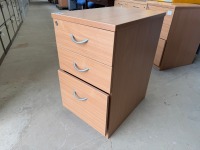 3 DRAWER DESK HIGH PEDESTAL