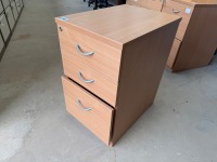 3 DRAWER DESK HIGH PEDESTAL - 2