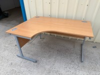 APPROX. 1600mm LEFT HAND CORNER DESK - 2