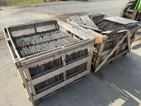2No. WOODEN CRATES TO INC. APPROX 900No. 20 x 10 BANGOR BLUE SLATES&nbsp; - 2