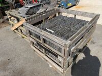 2No. WOODEN CRATES TO INC. APPROX 900No. 20 x 10 BANGOR BLUE SLATES&nbsp; - 5