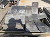 2No. WOODEN CRATES TO INC. APPROX 900No. 20 x 10 BANGOR BLUE SLATES&nbsp; - 8