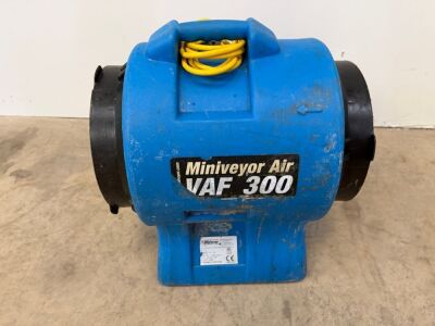 MINIVEYOR AIR VAF 300 110V FUME EXTRACTOR