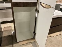 APPROX. 900 WALL HUNG VANTY UNIT, BASIN & TALL STORAGE CABINET - 9