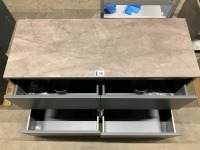 APPROX. 1200 COMTEMPORARY WALL HUNG 4 DRAWER VANITY UNIT - 6
