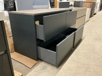 APPROX. 1200 COMTEMPORARY WALL HUNG 4 DRAWER VANITY UNIT - 7