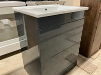 APPROX. 620 FLOOR STANDING VANITY UNIT & BASIN - 4
