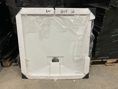 APPROX. 8x8 SQUARE SHOWER TRAY