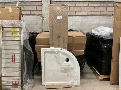 APPROX. 9 x 9 QUADRANT ENCLOSURE & TRAY