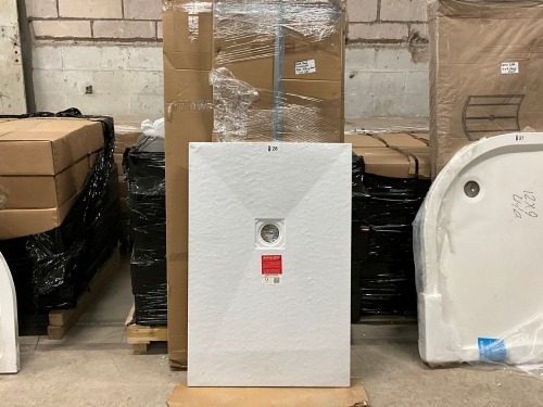 APPROX. 12 x 9 TRAY, 1200 SLIDING DOOR & 900 SIDE