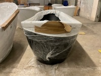 VIKTOR BENSON TAHA MATT BLACK 1700x730 FREESTANDING BATH - 2