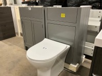 ETHIENNE MODULUS WC UNIT, APPROX. 600 VANITY UNIT & TOILET - 5