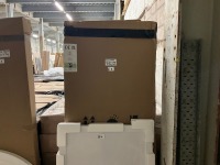 APPROX. 1000 x 800 BLACK SLIDER & TRAY SET - 2