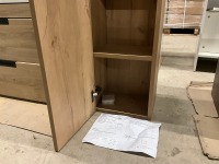 APPROX. 800 WALL HUNG VANITY WITH BASIN, TAP, WASTE & WALL STORAGE UNIT - 12
