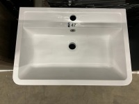 WALL HUNG VANITY UNIT, BASIN AND TALL WALL HUNG STORAGE UNIT - 3