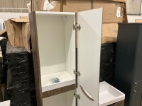 WALL HUNG VANITY UNIT, BASIN AND TALL WALL HUNG STORAGE UNIT - 7