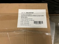 WALL HUNG VANITY UNIT & COUNTERTOP BALTIMOE 900mm POLYMARBLE WHITE GLOSS - 3