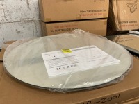 600mm Round LED Mirror with sensor on/off LED and Heated Demister Pad - 3