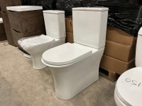 CALI COMFORT HEIGHT RIMLESS FULLY BACK-TO-WALL C PAN & SOFT CLOSE SEAT - 2