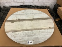 800mm Round LED Mirror with sensor on/off LED and Heated Demister Pad
