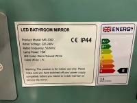 800mm Round LED Mirror with sensor on/off LED and Heated Demister Pad - 3