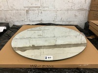 800mm Round LED Mirror with sensor on/off LED and Heated Demister Pad - 4