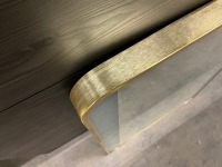 BRASS FRAME LED BATHROOM MIRROR - 2