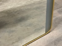BRASS FRAME LED BATHROOM MIRROR - 3