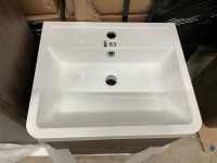 WALL HUNG VANITY UNIT, BASIN & TALL WALL HUNG STORAGE UNIT - 3