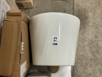 TOILET WALL PAN, SANICA SANI 40, FLUSH PLATE & SEAT - 2