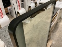 APPROX. 1200 x 600mm BLACK FRAME MIRROR WITH COLOUR CHANGE - 3