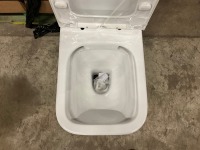 Modern Square Close Couple Toilet with Soft Close Seat - 3