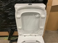 Modern Square Close Couple Toilet with Soft Close Seat - 4