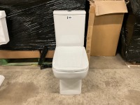 Modern Square Close Couple Toilet with Soft Close Seat - 6