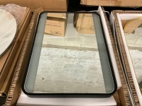 700mm x 500mm Black Frame LED Mirror with sensor on/off and Heated Demister Pad - Horizontal Or Portrait - 4