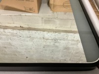 700mm x 500mm Black Frame LED Mirror with sensor on/off and Heated Demister Pad - Horizontal Or Portrait - 5