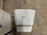 TOILET WALL PAN, SANICA SANI 40 & FLUSH PLATE - 2