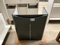 500mm 2 Door Anthracite Cloakroom Vanity unit with 1 Tap Hole Ceramic Basin - 5