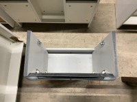 500mm 2 Door Anthracite Cloakroom Vanity unit with 1 Tap Hole Ceramic Basin - 6